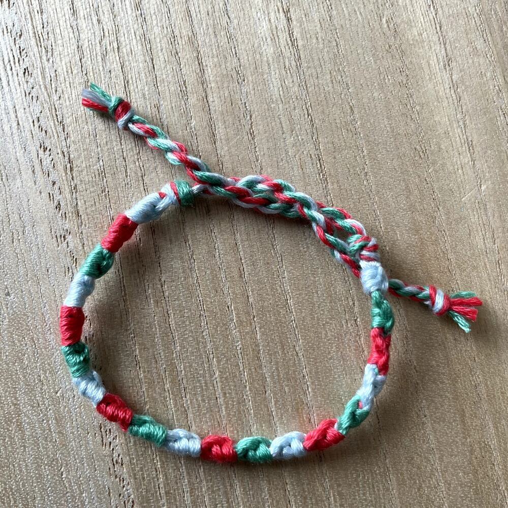 Fleur Bracelet anklet trendy comfortable tie embroidery thread woven gift